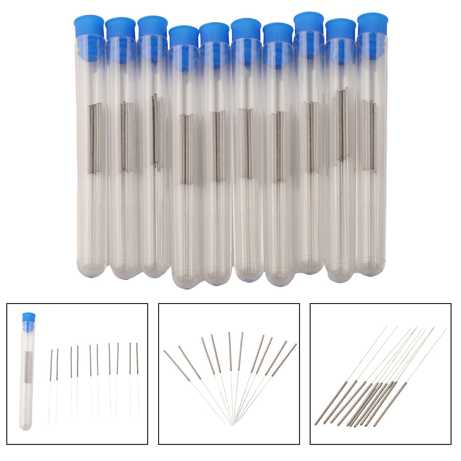 

50pcs Stainless Steel Nozzle Cleaning Needles Kit For 3D Printer - 0.4mm Herramientas Penetration Power Tool Sets Multimeter China Mainland