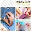 200/1500 Pcs U Shaped Fork Pins Stainless Steel 23MM Sewing U-pins Fork Pins Multipurpose U Shaped Sewing Pins for Needlecrafts