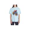 UNIQLO Studio Ghibli Collaboration Series SS24 Front Print Round Neck Short Sleeve T-Shirt Unisex Tops Light-Blue 471259-60