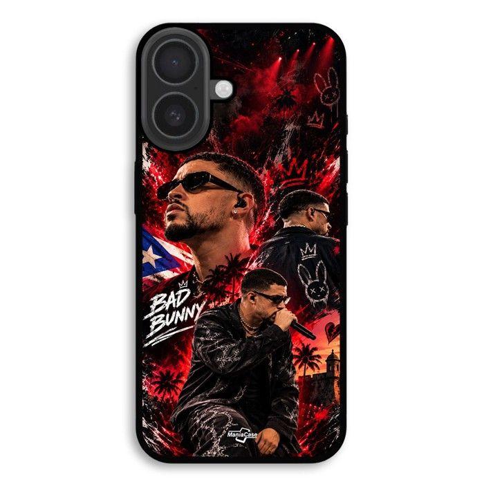 Hülle Für iPhone 17 Bad Bunny urbano reggaeton Puerto Rico Maniacase schwarz