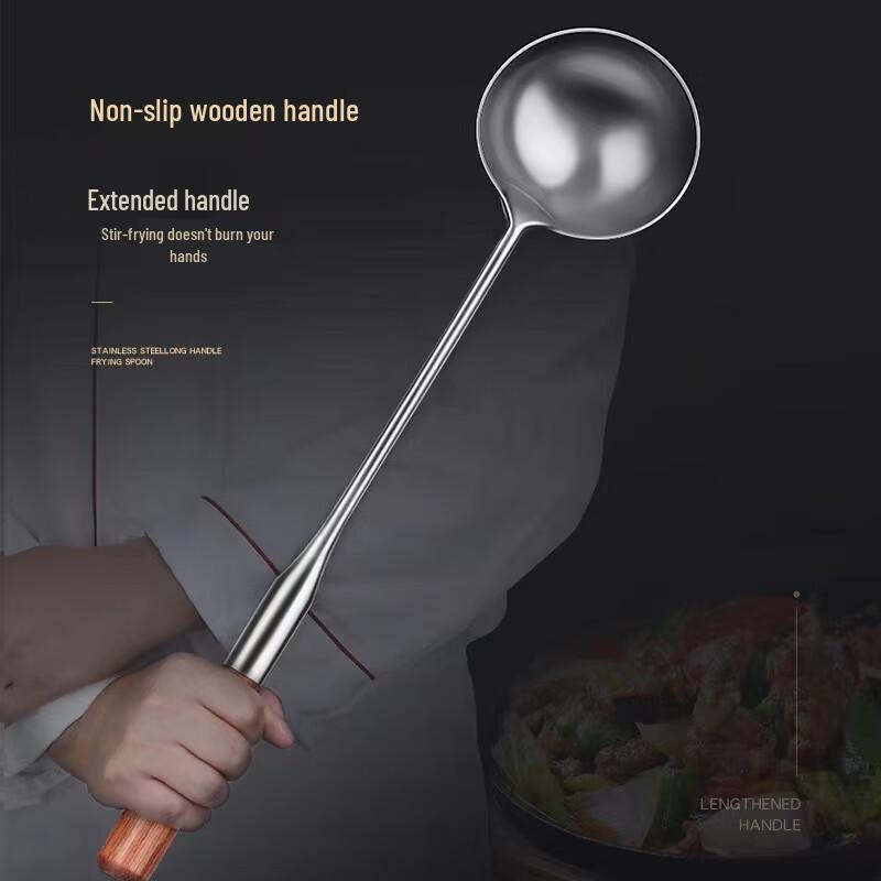 Stainless Steel Anti-Scalding Cooking Ladle