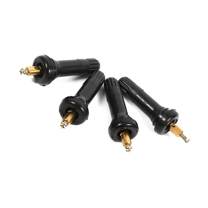 4 piezas de sistema de monitoreo de presión de neumáticos TPMS, vástagos de válvula de neumático a presión antiexplosión