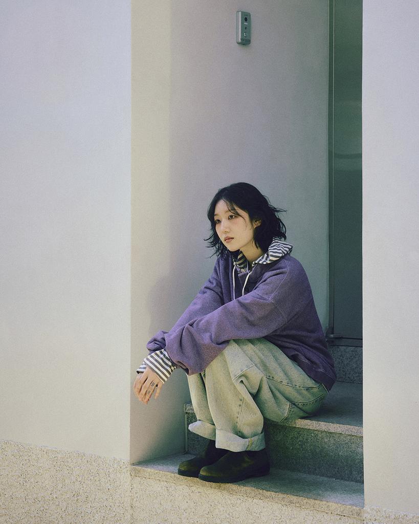 Kalagteo [Oatslife] Milk Foam Pullover / Plum Ash