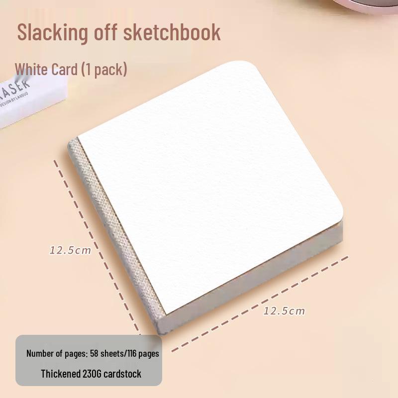 Acrylic Marker & Watercolor Journal: Compact Sketch & Painting Book.