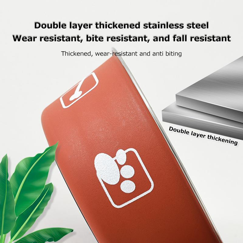 Pet New Land Bol pentru hrănire pentru animale de companie Câine Pisică oțel inoxidabil Anti alunecare Anti răsturnare Bol antirugină