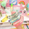 Glitter Banana Stress Sugar Ball Stress Relief Clear Banana Squeeze Sensory Toy Anxiety Relieving Simulated Fruit Stress Toy
