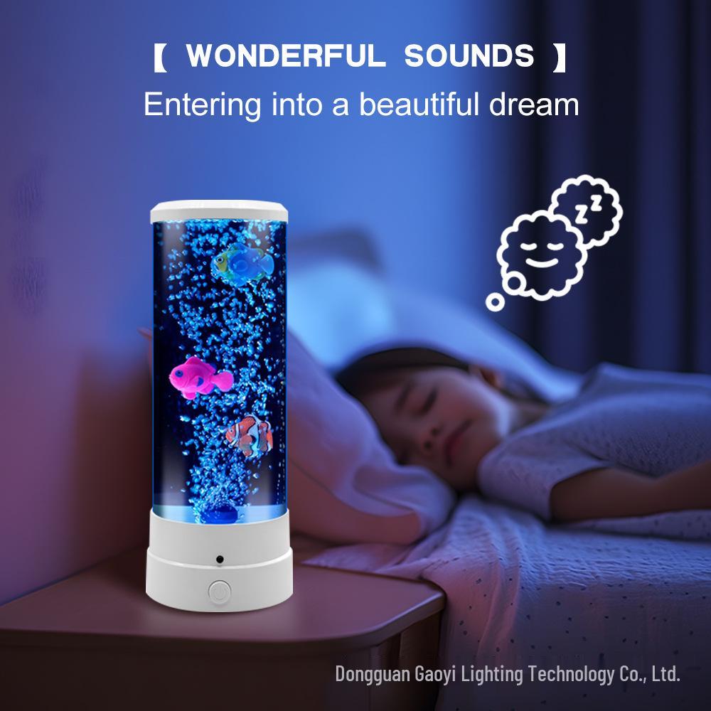 LED Jellyfish Night Light - Creative DIY Table Lamp for Kids' Rooms