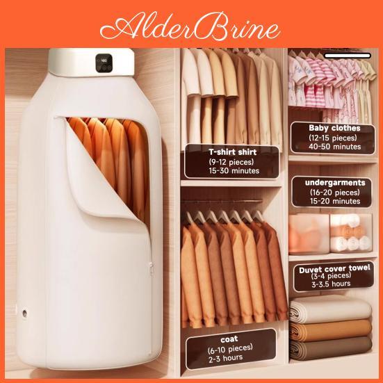 With Clothes Portable Dryer Timer 600w Powerful Airflow Large Capacity Digital Display Underwear Baby Clothes Compact Electric Dryer