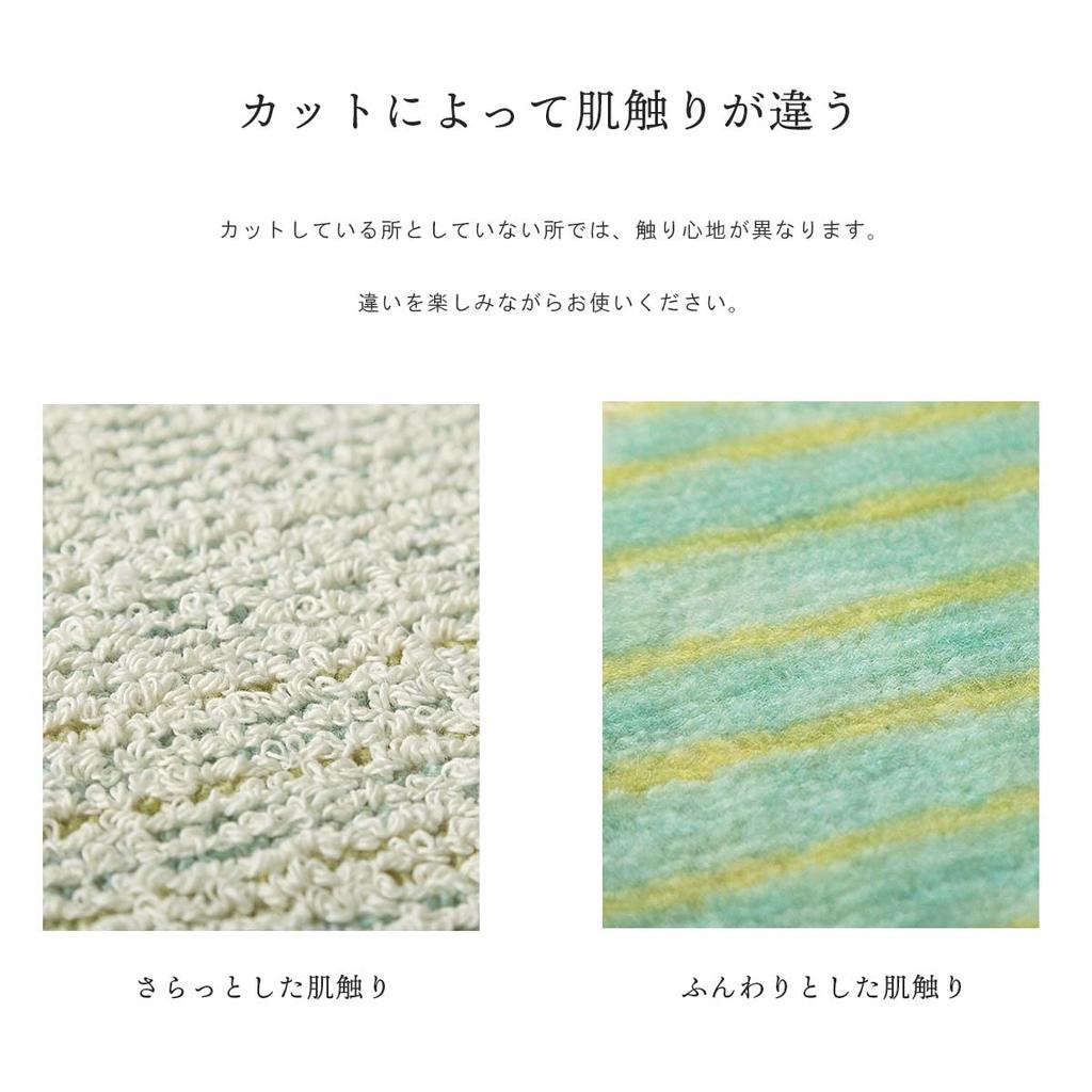 IKEHIKO Rug, Carpet with Insole, Gradient Border, Approx. 185 X 185cm, Square, Green, Made In Japan, Antibacterial, Washable #4729079