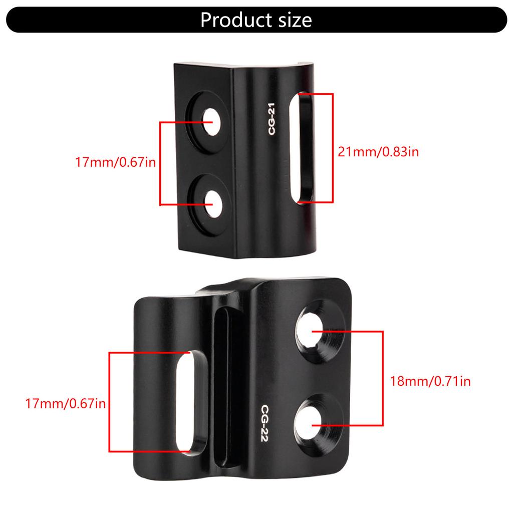 Road Bike Front Derailleur Hanger Aluminum Alloy Derailleur Mount Adapter Replacement Direct Mount Hanger Enduring