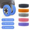 8Pcs Silicone Travel Luggage Caster Shoes Reduce Wheel Wear Suitcase Parts Axles Trolley Box Casters Cover Silent Sound