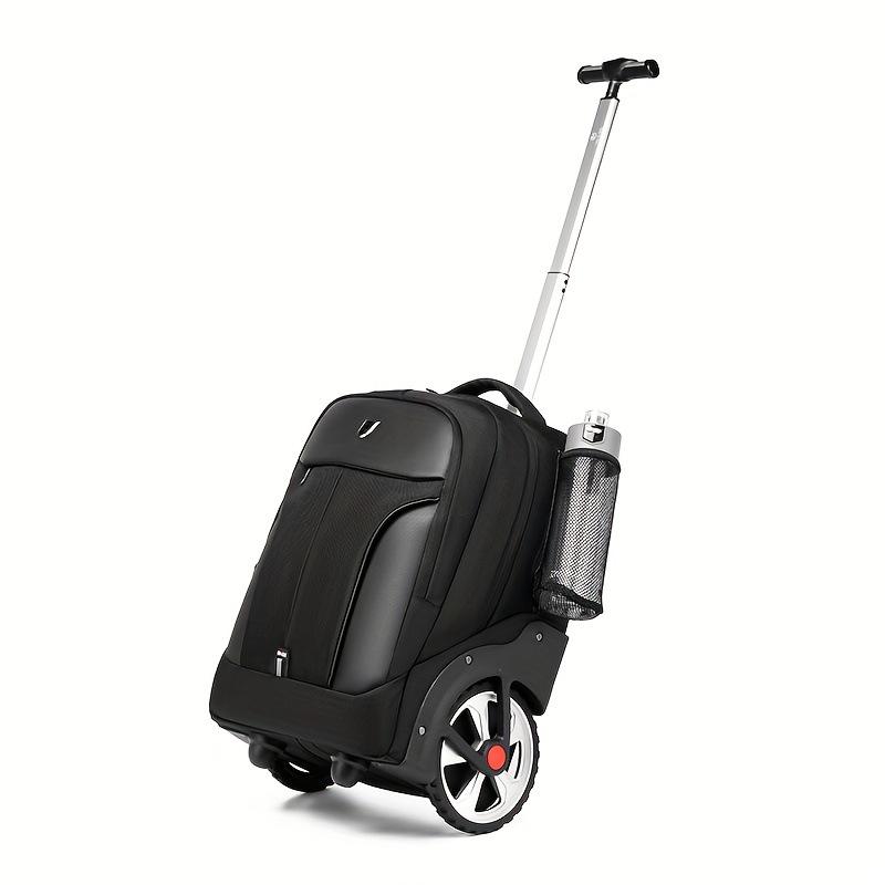

Best-Selling Waterproof Rolling Travel Backpack with Wheels - Easy Carry-On for Airplanes, Shockproof Design Black 18in