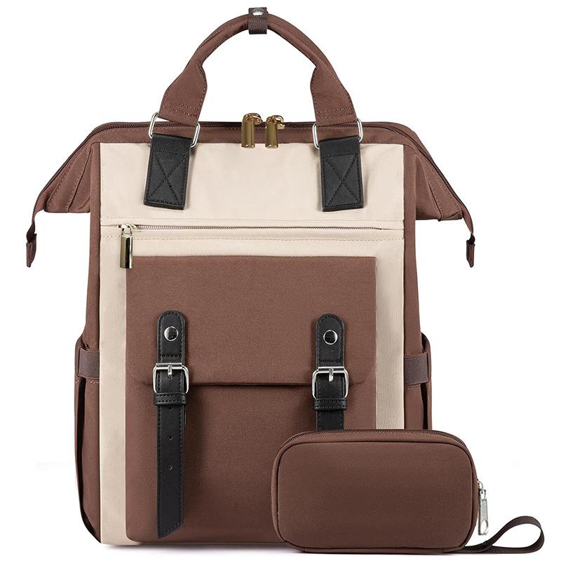 New Large Capacity College Backpack, Stylish Niche Commuter Bag, Mommy Business Travel Daypack for Women