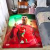 Football Star Designed floor mat, suitable as a non-slip mat for the living room or bedroom sofa