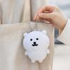 Jijijing Cute Bear Plush Keychain, Soft Stuffed Animal Keyring for Bag, Adorable Cartoon Pendant Backpack Purse, Birthday Gift