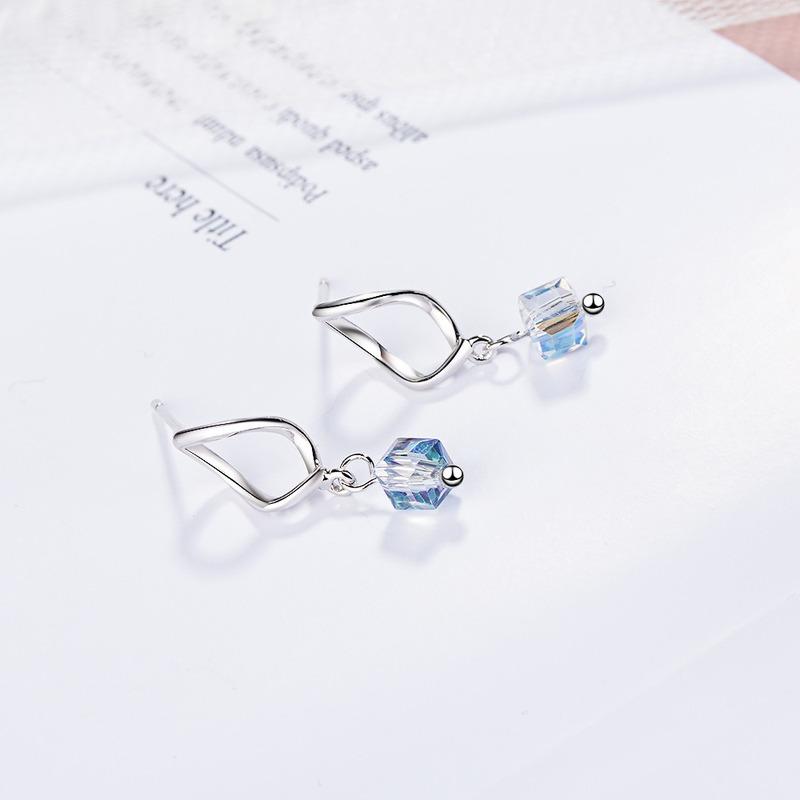 Lindon Damen-Ohrringe aus Zirkon-Kupferlegierung – Ohrringe mit Anhänger für Hochzeit, Party, Geschenk