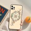 Stripes Anchor Boat Ship Funda Case For iPhone 16 15 14 Pro Max 11 12 13 Pro Max Mini XR 16 15 Plus 16e Phone Cover