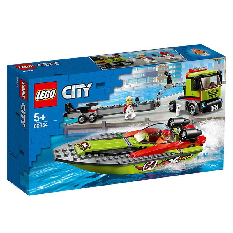 LEGO 60254 Sacīkšu laivas transports Bloku