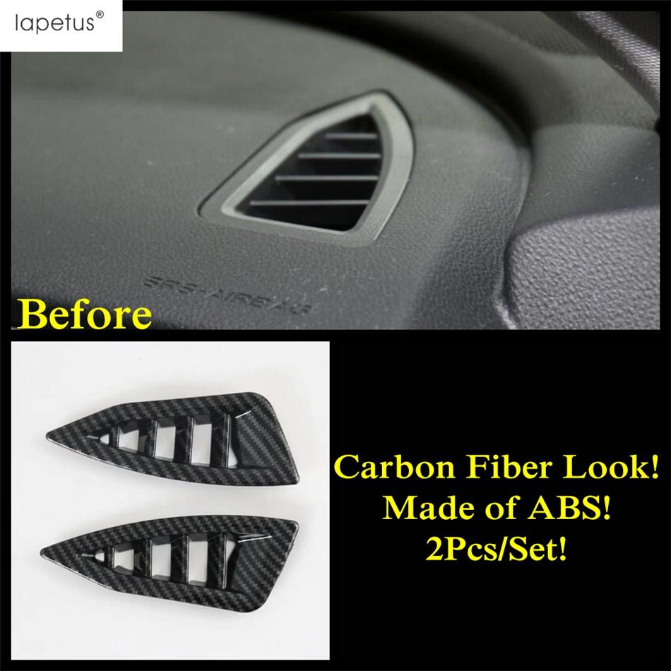 For Subaru Outback   Head Lamp Steering Wheel Gear Water Cup Holder Gear Shift Panel Cover Trim Carbon Fiber Accessories