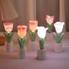 Tulip Nightlight Bedside Lamp Desk Accessories Bedside Atmosphere Light Home Decoration Photo Props Birthday Decoration