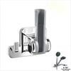 Shower Head Holder 90° Rotatable Adhesive No Drill Wall Mount Removable Bracket for Bathroom Shower Accessory