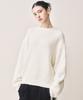 Nigaennikol Soft Boucle Ls Sweater_Cream