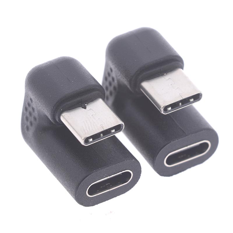 180 Grad rechtwinkliger USB 3.1 Typ C Stecker auf Buchse USB-C-Konverter-Adapter