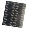 Gym Weight Plate Stickers for Easy Weight Identification and Organization
