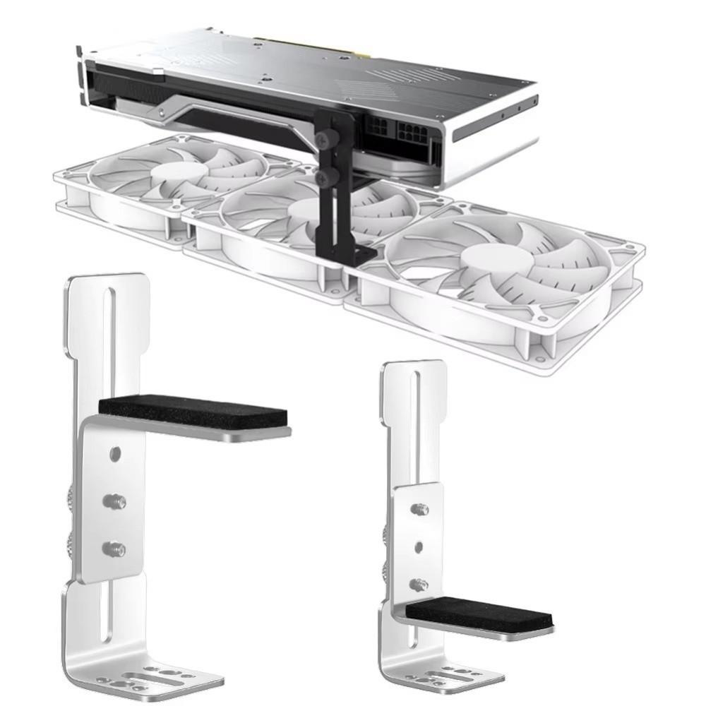 Sliding Adjustable Graphics Card Bracket L Shape GPU Support Bracket  Chassis Mounting