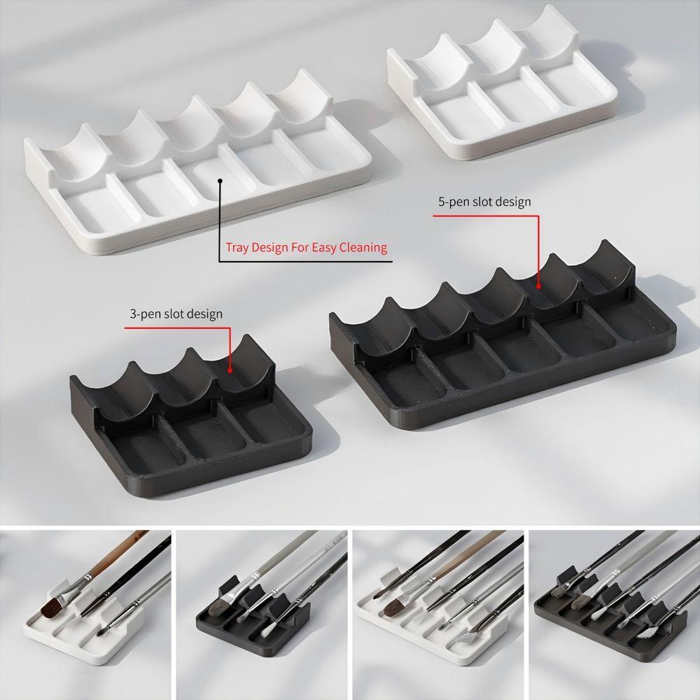 Lightweight Painting Brush Rest Holder Durable Brush Storage Box 3D Printing Holder  Art Display