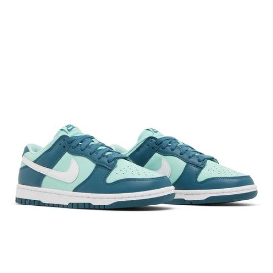 Nike Wmns Dunk Low Geode Бирюзовый DD1503-301 EU 36 белый/чирковый