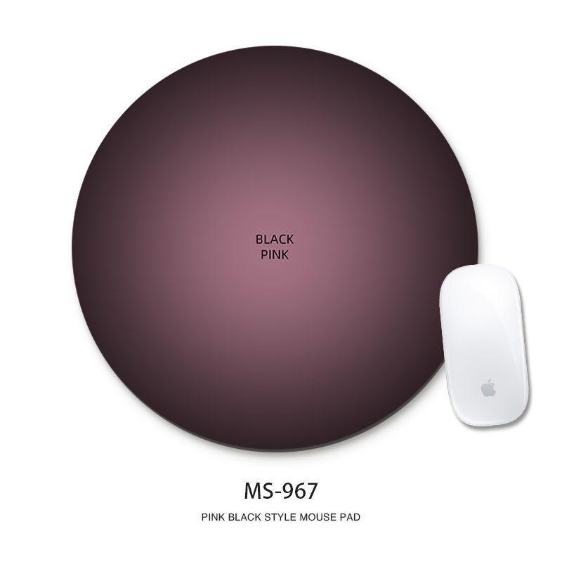 

Круглый мультяшный коврик для мыши с бантом - Милый, универсальный настольный коврик для офиса или игр 200x200mm, 2mm thickness