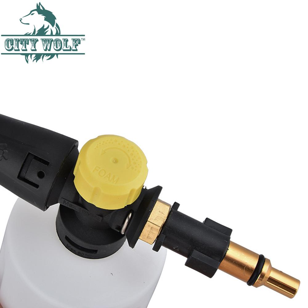 High Pressure Washer Fan Shape Nozzle Snow Foam Nozzle for All Kinds of Car Washers Car Cleaning Accessory Deck Foam Bottle