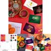 Diwali Theme Greeting Card Kit With Envelopes And Festive Stickers For Event Decoration