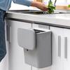 Household Home Trash Can for Kitchen Cabinet Door Wall Mount Waste Rubbish Bin 2.4 Gallon/9L