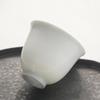 Yingqing Celadon Gongfu Tea Tasting Cup - White Porcelain with Logo
