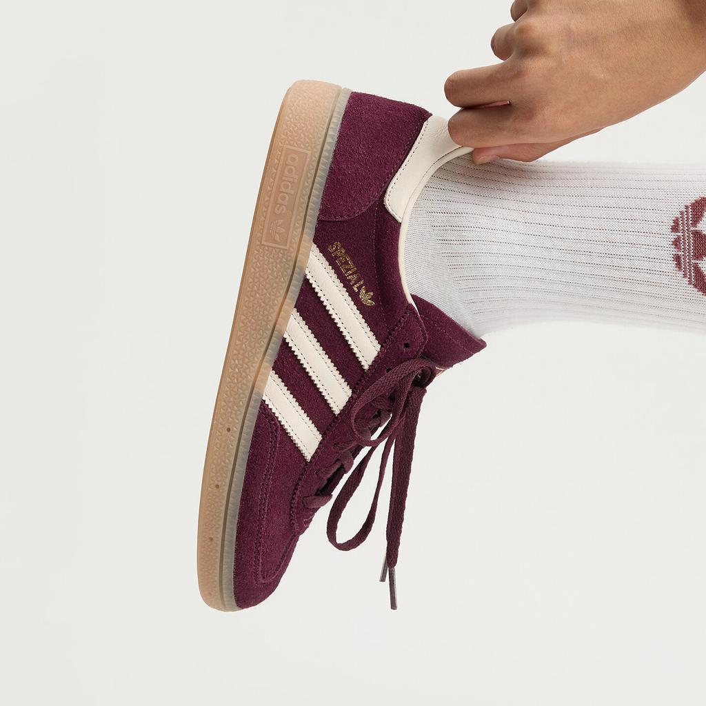 adidas Handball Spezial Bordeaux-Rot Creme Weiß (Damen)