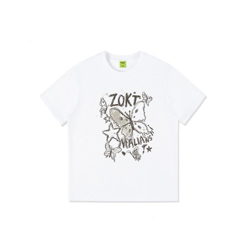 Women's Plus Size Loose Fit Summer T-shirt - Short Sleeve, High Street Design, Half Sleeve, Available in Extra Large Sizes (2-300 Jin)