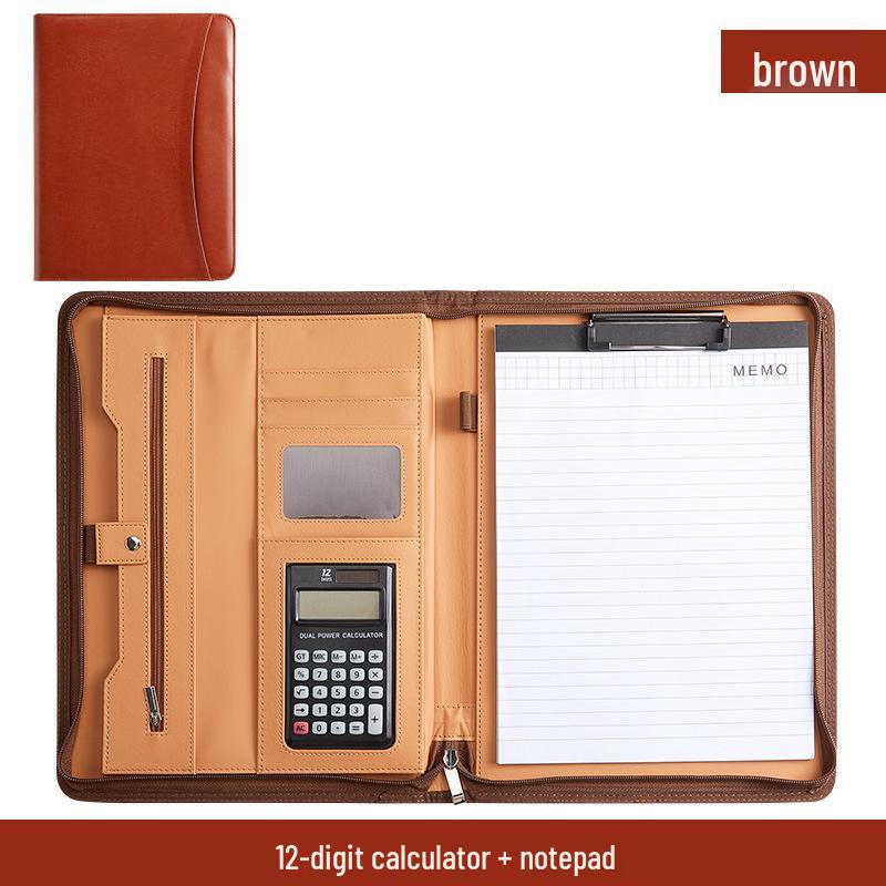 Customizable A4 Zipper Ring Binder Folder for Business and Office Use