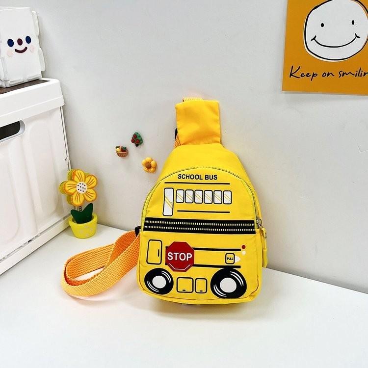Trendy Car-themed Chest Bag For Toddlers Cool Nylon Crossbody Bag For Boys And Girls