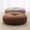 Modern Solid Color Floor Cushion, Round Thick Pillow for Meditation, Yoga & Lounge, Minimalist Decorative Seat for Living Room