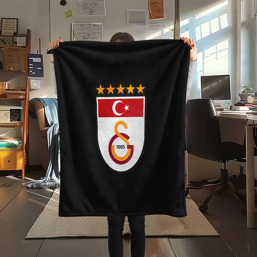 Galatasaray S.K Flannel Blanket, High quality Comfortable for All Seasons, Home Decor, Warmth and Comfort