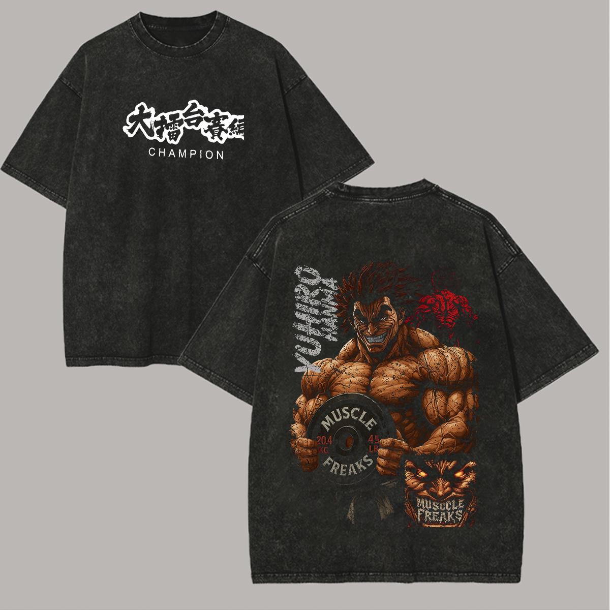 

ARC Year round clothing NewModel Washed Tshirt Anime Lover Unisex Oversized high quality Yk Short Sleeves Classic Comfortable S