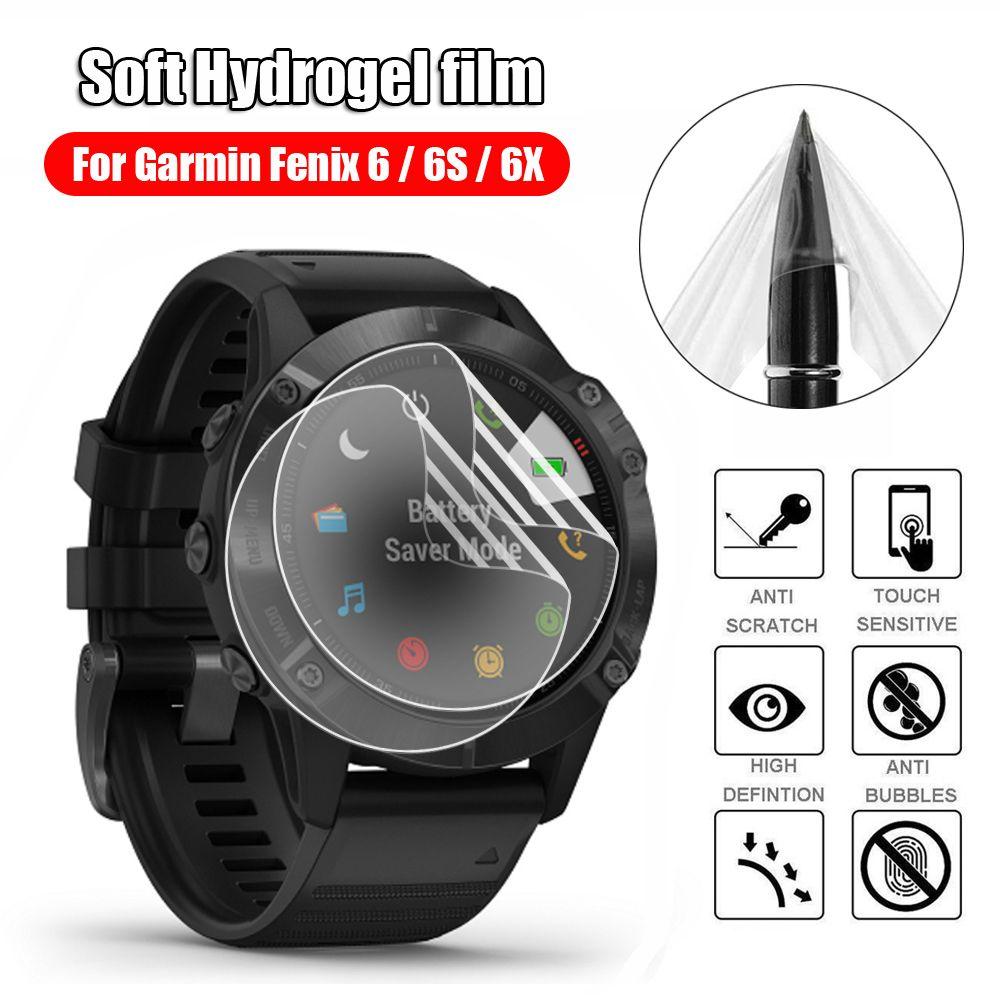 Buy Clear 2.5D Soft TPU Hydrogel Film Screen Protectors for Garmin Fenix 6  6S 6X Pro Sapphire Solar at affordable prices — free shipping, real reviews  with photos — Joom