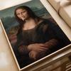 Funny Bathroom Toilet Decoration Painting Mona Lisa Wearing Pearls Girl With Roll Paper Canvas Prints Posters Home Wall Decor