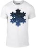 Koch Snowflake Mens T-Shirt Mens Womens Tees Top - Funny T Shirt Mens Womens Tees Top Physics Fractals Mathematics Science