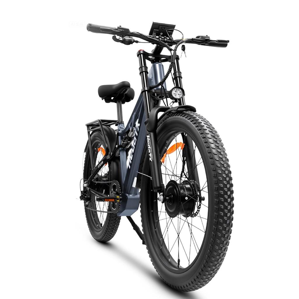 E-Bike All Terrain Hedatx 500Wx2 Motor Erwachsenen E-Bike 48V 19.2AH Vollfederung Höchstgeschwindigkeit 45Km/h 7-Gang TX29