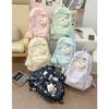 Schoolbag new large-capacity schoolbag female cute small fresh literary backpack casual star girl middle school student backpack