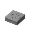 Platzsparende Ultra-dünne Steckdosenleiste Breite Steckdosen Flacher Stecker Wandstecker USB-C-Anschlüsse Steckdosenverteiler Bürogebrauch