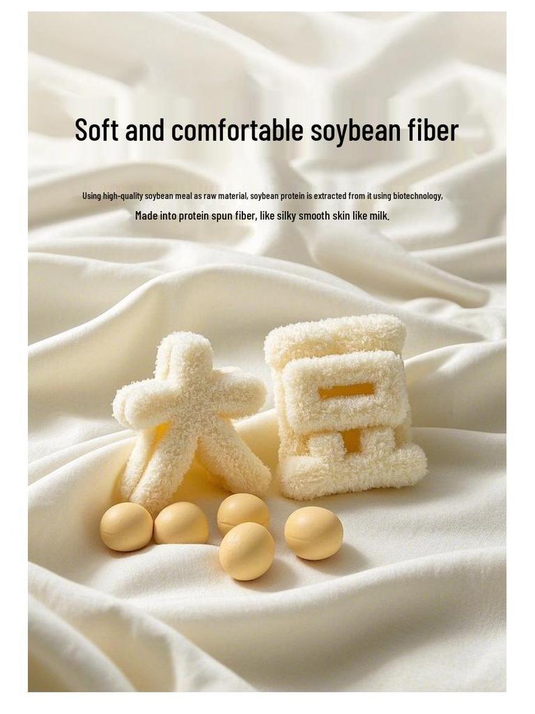 A-Class Milk Cotton Soy Fiber Summer Cool Quilt: Machine Washable for Dorms & Kids, Perfect for AC Use